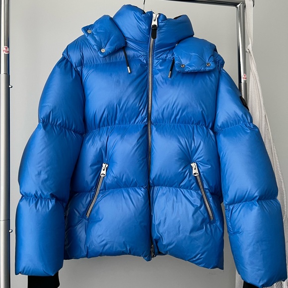 Mackage - Kent-Z Lustrous Light Down Jacket with Hood. - Picture 1 of 14